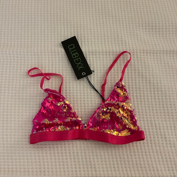 Dolls Kill Other - Dollskill club exx sequin bralette xxs